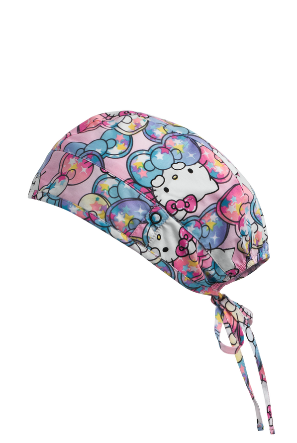 Cherokee Tooniforms Sanrio "Hello Kitty Rainbow" Unisex Scrub Hat - null - 1