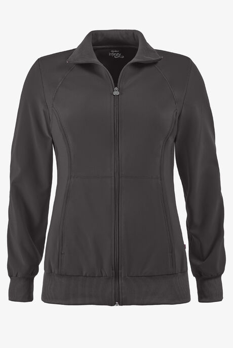 Infinity Women's 2-Pocket STRETCH Warm-Up Scrub Jacket