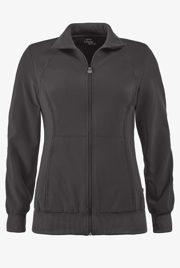 Chaqueta médica abrigada Cherokee Infinity con 2 bolsillos para mujer - Pewter - 1