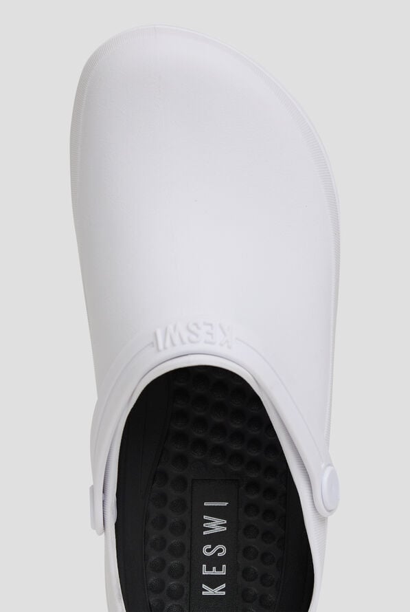 KESWI Women's Extra Comfort Classic Backless Clog - White - 2