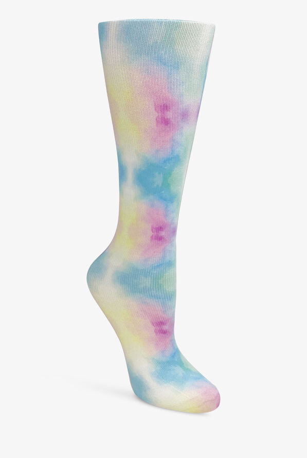 Cutieful Pastel Swirl Women's 10-18 mmHg Wide Light Compression Socks - null - 1