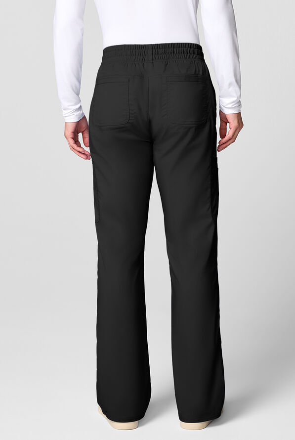 Pantal&oacute;n m&eacute;dico Cherokee Workwear Revolution STRETCH con piernas rectas y 12 bolsillos para hombre - Black - 2
