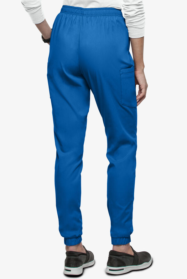 Butter-Soft Core Women's 6-Pocket Jogger Cargo Scrub Pants - Royal - 3