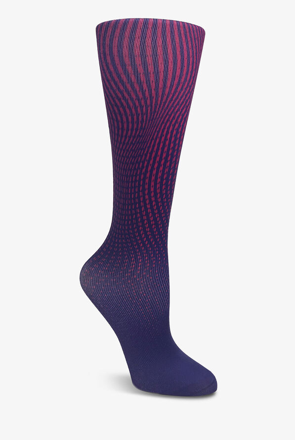 Cutieful Purple Ombre Women's 10-18 mmHg Wide Light Compression Socks - null - 1