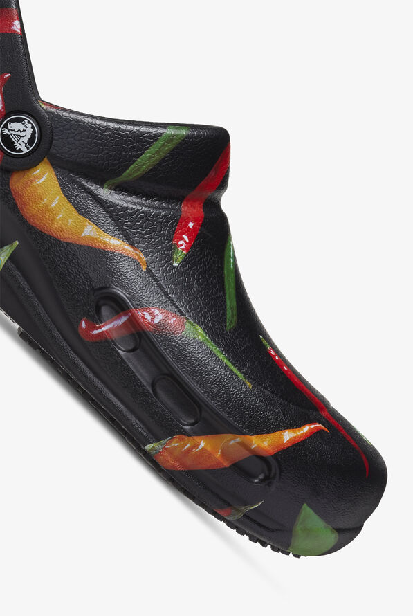 Crocs Unisex Bistro Graphic Pepper/Black Clogs - null - 3