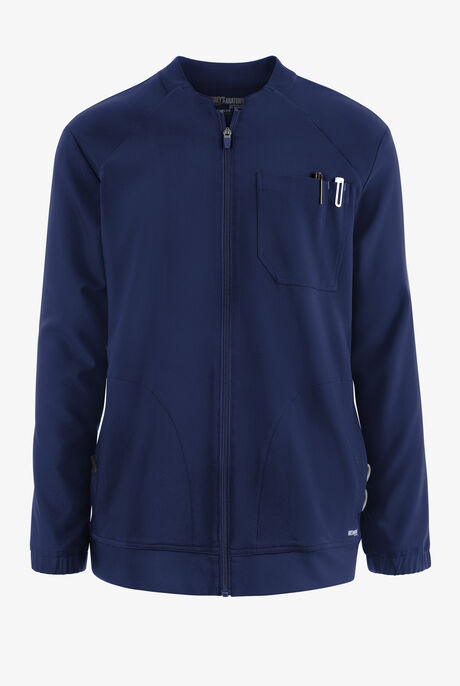 Grey's Anatomy by Barco Evolve STRETCH Cycle Men's 3-Pocket Zip Front Scrub Jacket