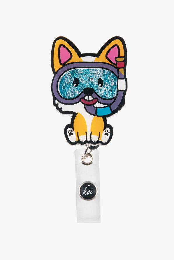 Koi Scuba Paw Shaker ID Badge Holder - null - 1