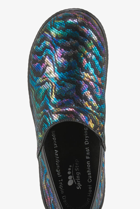 Spring Step Women's Selle Tigre Rainbow Nursing Clogs - null - 2