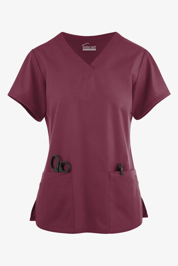 Butter-Soft Originals Women's 6-Pocket V-Neck Scrub Top