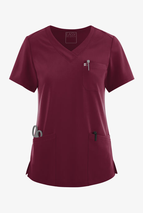 Easy STRETCH Tessa Women's 5-Pocket V-Neck Scrub Top