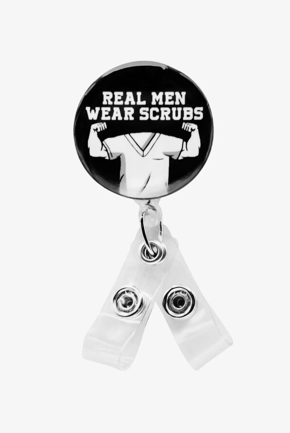 Outside the Box Badge Graphix Men Wear Scrubs Badge Holder - null - 1