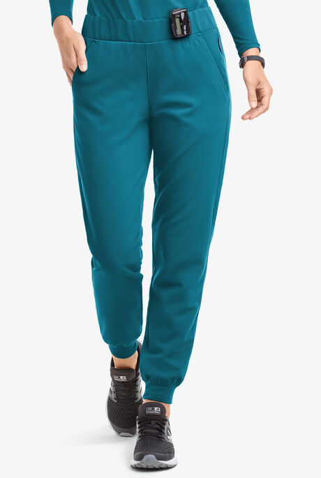 MOVEMENT by Butter-Soft Vega Women's 5-Pocket Flat Front Jogger STRETCH Scrub Pants