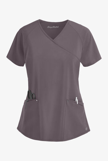 Easy STRETCH Cara Women's 4-Pocket Raglan Scrub Top