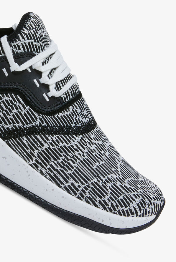 Infinity by Cherokee Women's Dart White/Black Athletic Lace Up Nursing Shoes - Black - 3