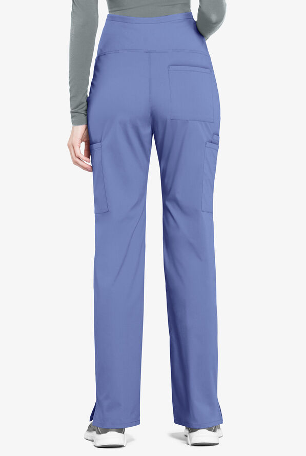 Cherokee Workwear Professionals Women's 4-Pocket STRETCH Maternity Cargo  Scrub Pants