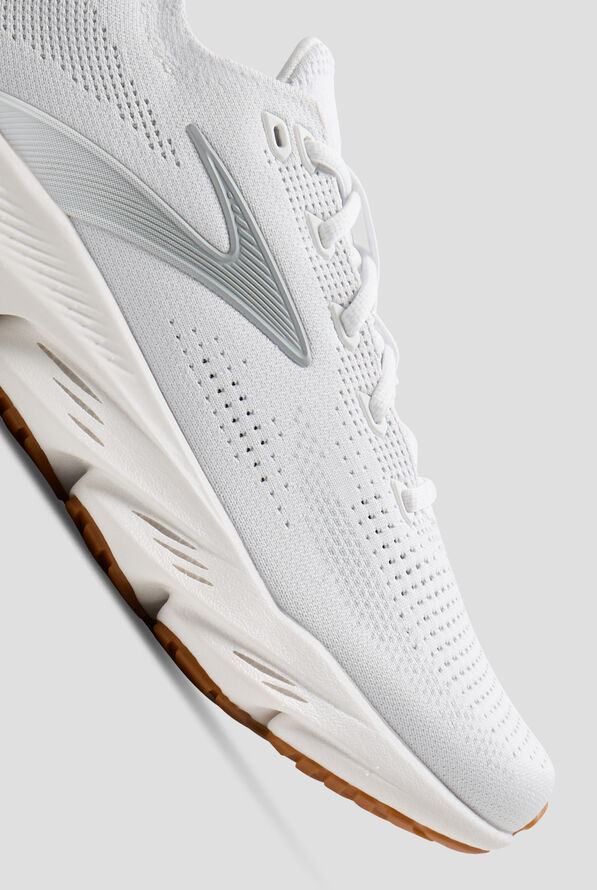 Brooks Women's Glycerin Flex White/Black/Biscuit Athletic Lace Up Shoes - null - 3