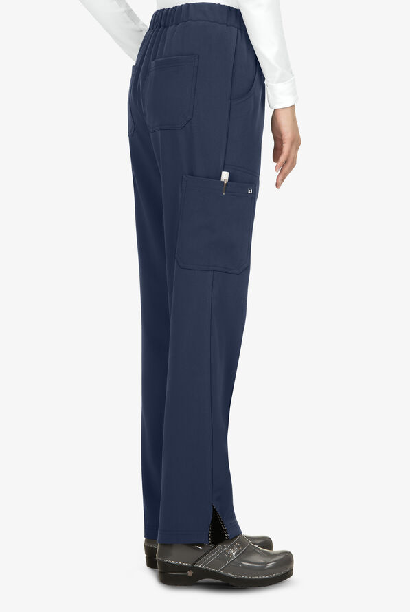 koi Next Gen Everyday Hero Women's 5-Pocket STRETCH Drawstring Cargo Scrub Pant - Navy - 2