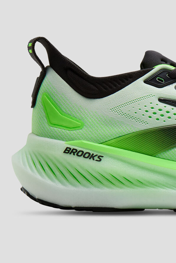 Zapatillas deportivas de enfermer&iacute;a Brooks Glycerin 23 White/Phantom/Green Gecko con cordones para hombre - null - 4