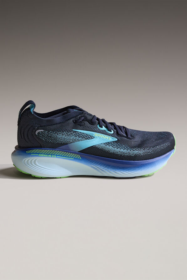 Zapatillas deportivas Brooks Adrenaline GTS 25 Black/Ipanema/Mint con cordones para hombre - null - 6