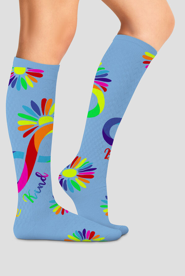 Calcetines de compresión Cherokee Autism Love para mujer - 10-15 mmHg - null - 1