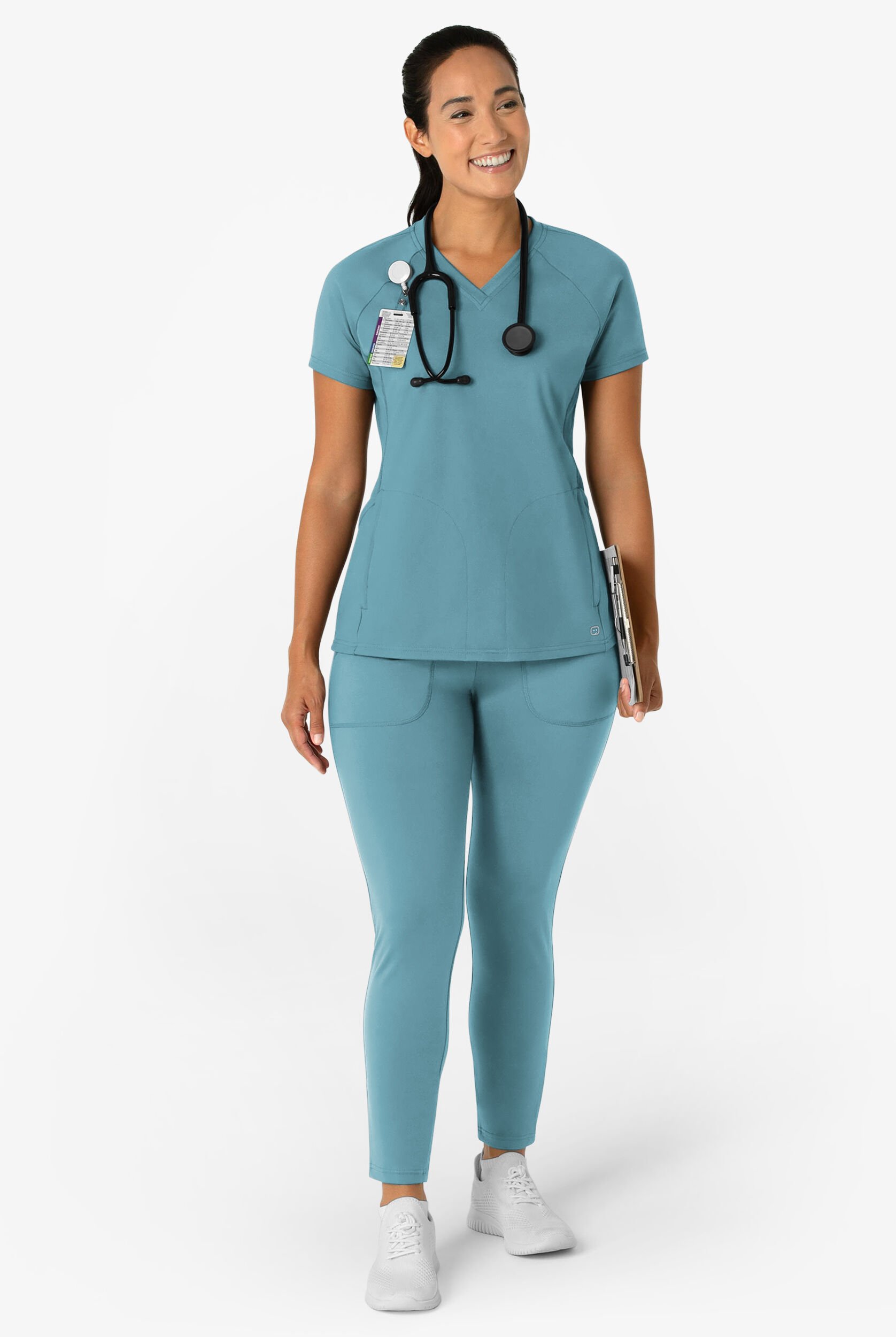 WonderWink Renew Knit Women's 5-Pocket STRETCH Drawstring Track