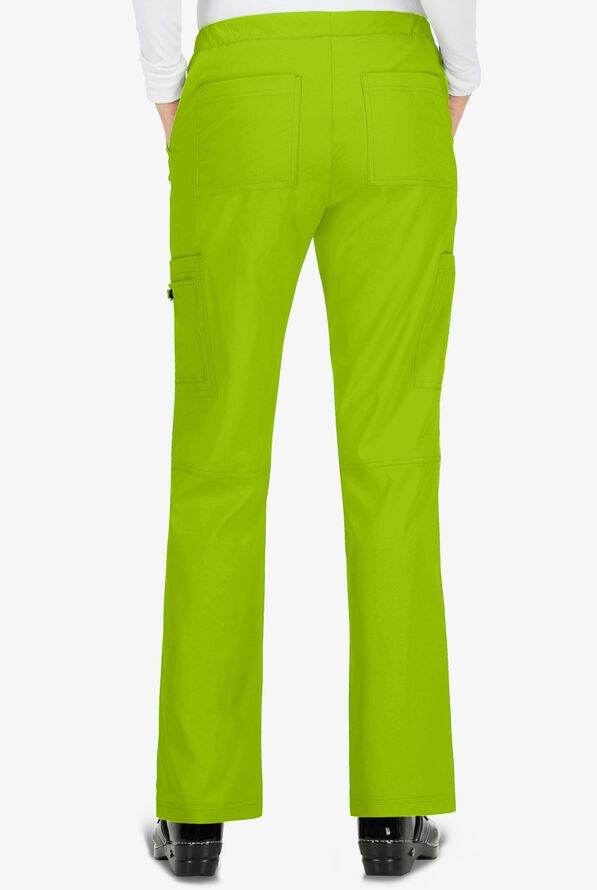Pantalón médico koi Basics Holly petite estilo cargo con 8 bolsillos para mujer - Green Tea - 2