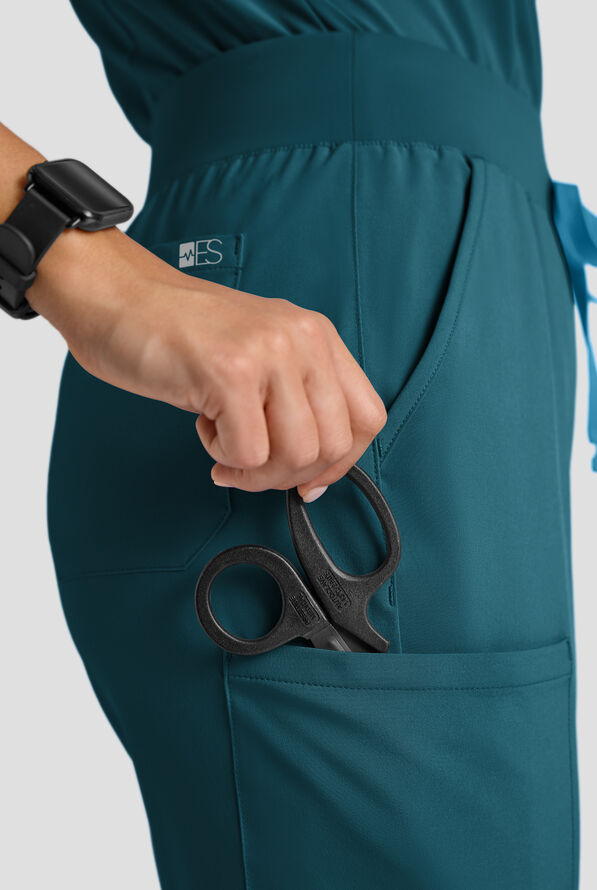 Easy STRETCH Women's Scrub Set - Caribbean Blue - 11