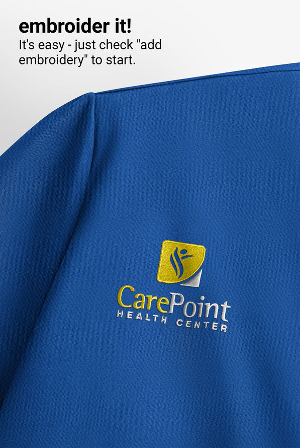 Butter-Soft STRETCH FLXTEK+ Women's 3-Pocket Crew Neck Scrub Top - Royal - 10