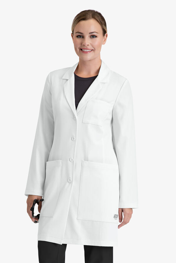 Skechers by Barco Women's 34" 4Pocket STRETCH Lab Coat, Women's Lab coats