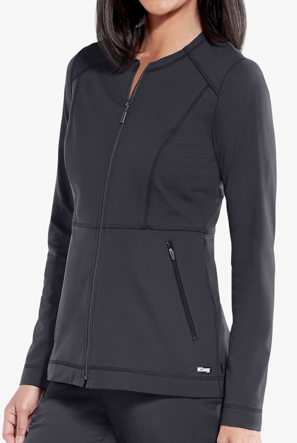 Grey's Anatomy Impact Sorona Knit Zip Front Jacket, Medical Jackets