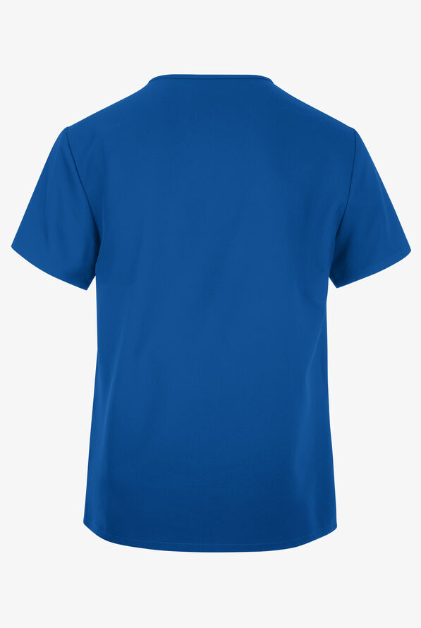Cherokee Workwear Originals Ultra Unisex 1-Pocket V-Neck Scrub Top - Royal - 2