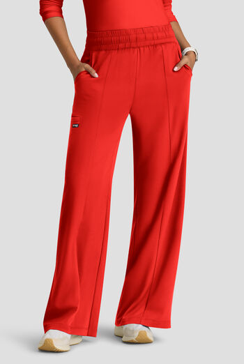 Grey's Anatomy by Barco Emerge Emerson Women's 5-Pocket STRETCH High-Rise Wide Leg Scrub Pants