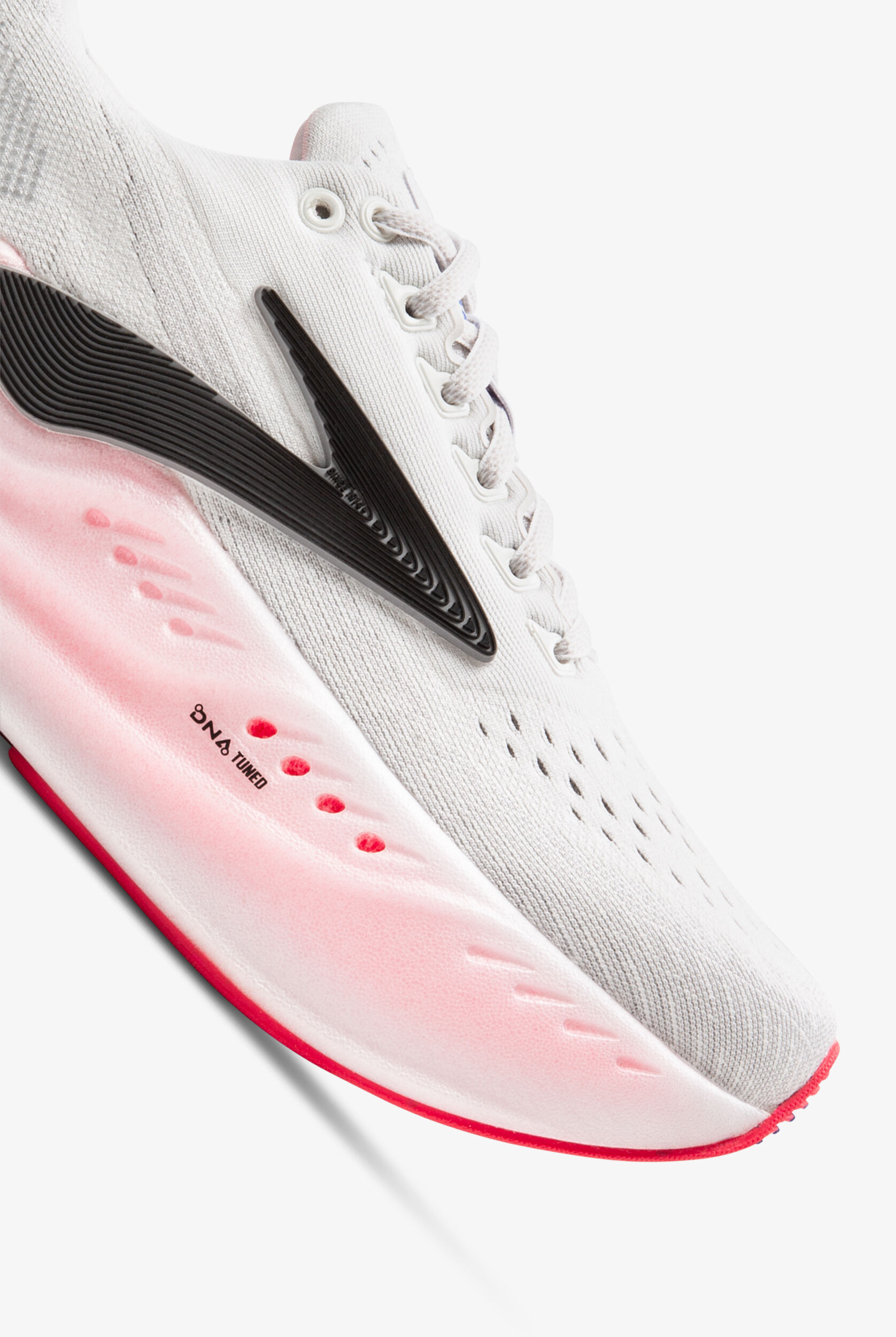 Brooks Women's Glycerin Max White/Black/Diva Pink Athletic Lace Up