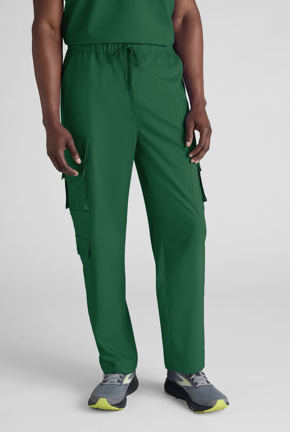 Advantage STRETCH Men's 10-Pocket Cargo Scrub Pant - Hunter - 1
