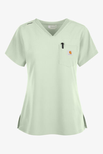 Blusa m&eacute;dica Carhartt Cross-Flex Force STRETCH con paneles de tejido y 1 bolsillo para mujer