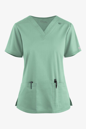 Butter-Soft STRETCH Women's 4-Pocket V-Neck Scrub Top