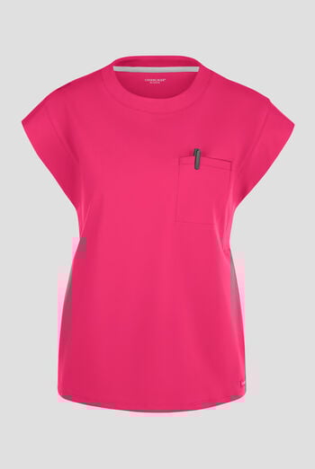 Cherokee Achieve Women's 1-Pocket STRETCH Raglan Sleeve Crew Neck Knit Scrub Top