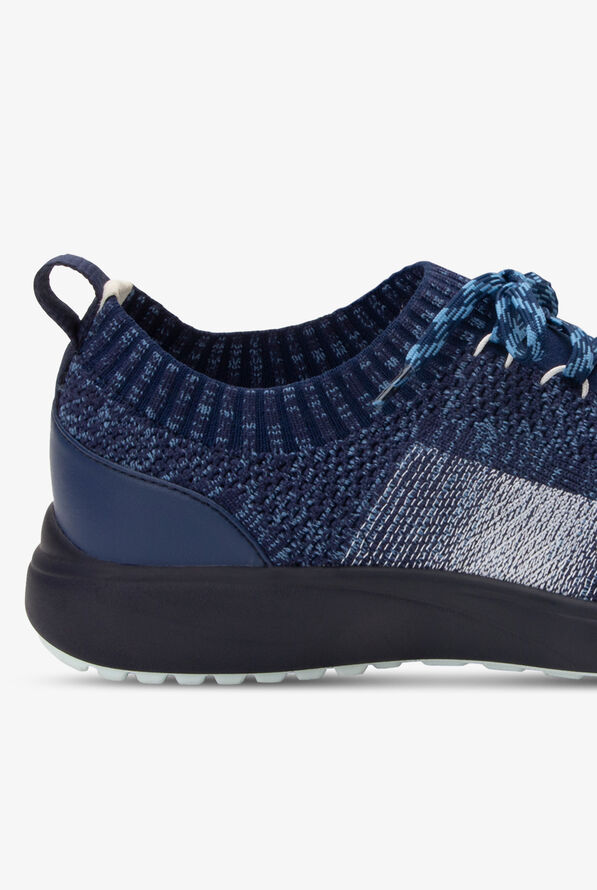 TRAQ by Alegria Women's PEAQ Navy Athletic Lace Up Nursing Shoes - null - 4