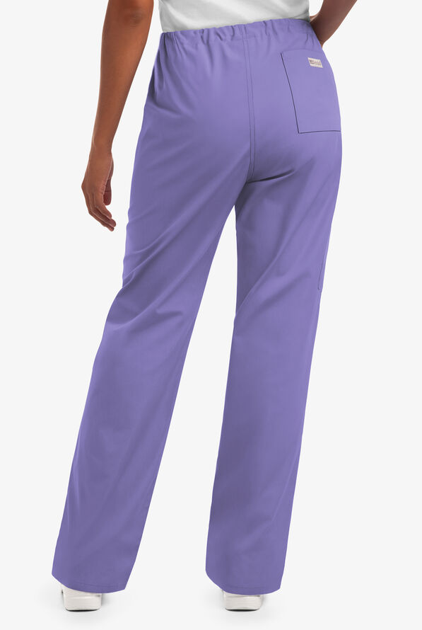 UA Best Buy Scrubs Unisex 3-Pocket Drawstring Pant - Dark Lilac - 3
