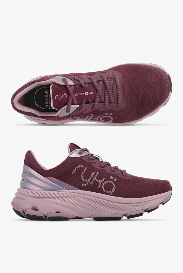 Ryka Women's Devotion X Max Rich Purple Athletic Lace Up Nursing Shoes - null - 1