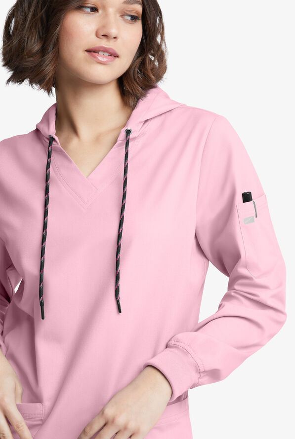 Butter-Soft Originals Women's 5-Pocket Long Sleeve Pullover Hoodie - Blush - 5