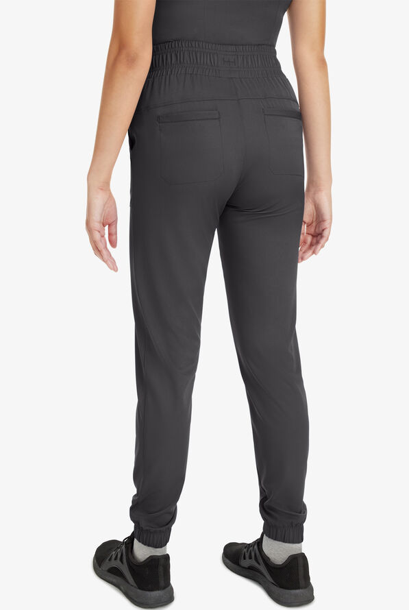 HH Works by Healing Hands Rene Women's 5-Pocket STRETCH Jogger Cargo Pants - Pewter - 2