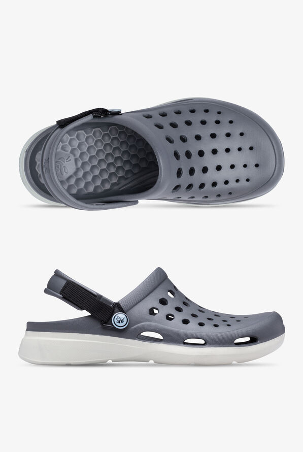 Joybees Unisex Modern Charcoal/Light Nursing Clogs - null - 1