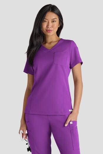 ReSurge Diamond Women's 3-Pocket V-Neck Tuck In / Wear Out Scrub Top