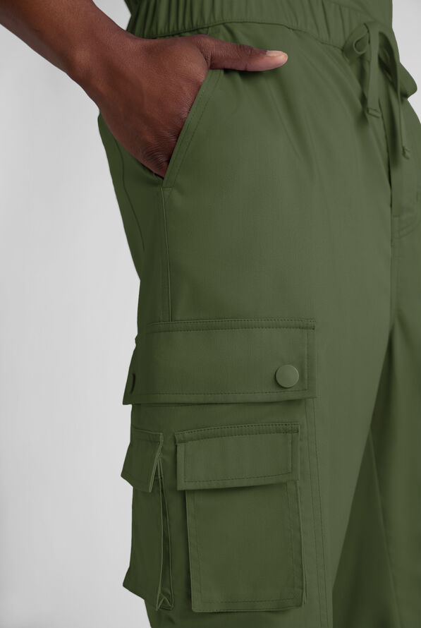 Advantage STRETCH Men's 10-Pocket Cargo Scrub Pant - Light Olive - 3