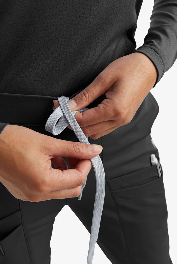 Butter-Soft Women's Cargo 8-Pocket Jogger Scrub Pants **Slightly IRREGULAR**&nbsp; - Petite - Black - 3