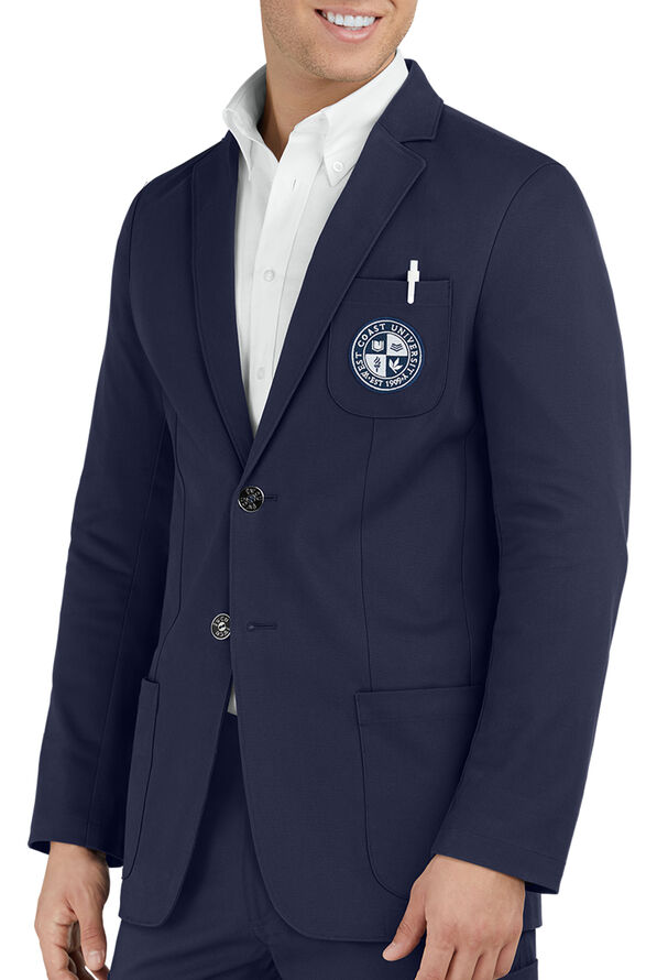 WCU Men&rsquo;s Two-button Casual Sport Coat - Navy - 1