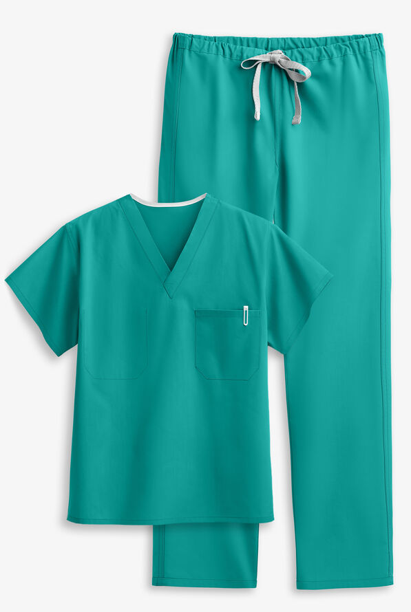 Strictly Scrubs Unisex Reversible Scrub Set, Unisex Stretch Scrubs