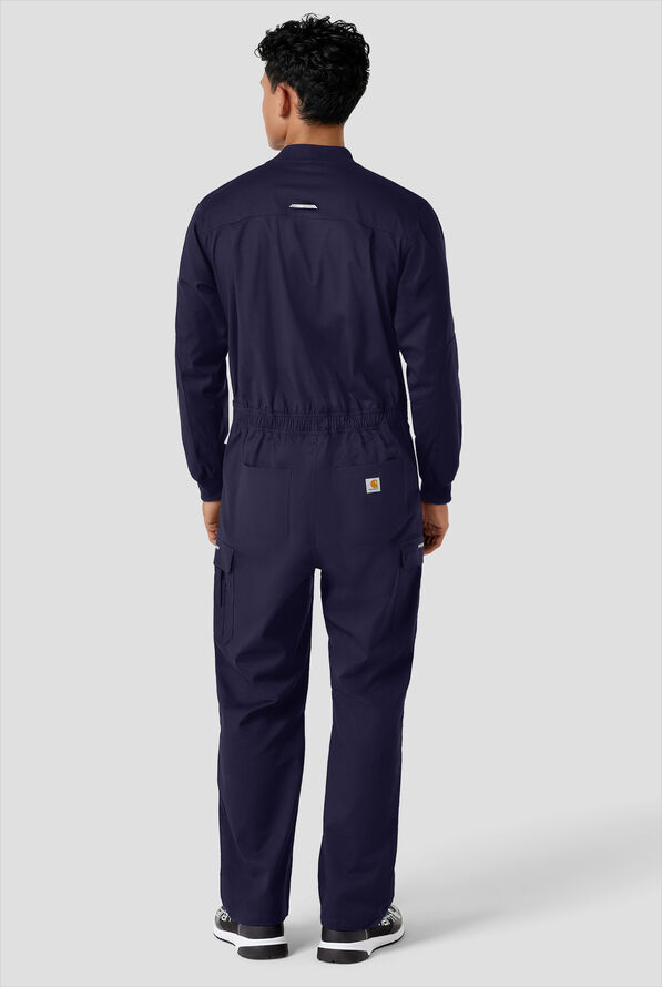 Mono m&eacute;dico Carhartt Rugged Flex FLD & RSCU Ripstop STRETCH con mangas largas y 11 bolsillos para hombre - Dark Navy - 4