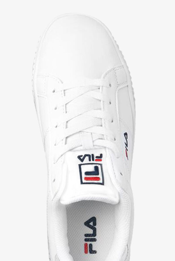 FILA Memory Panache 19 Women's Athletic Nursing Shoes - White/Navy/Red - 3
